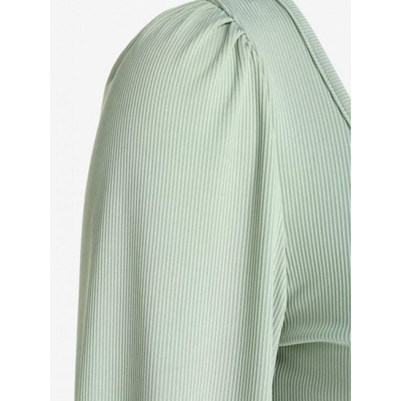 Lantern Sleeve U Neck T Shirt DO6569