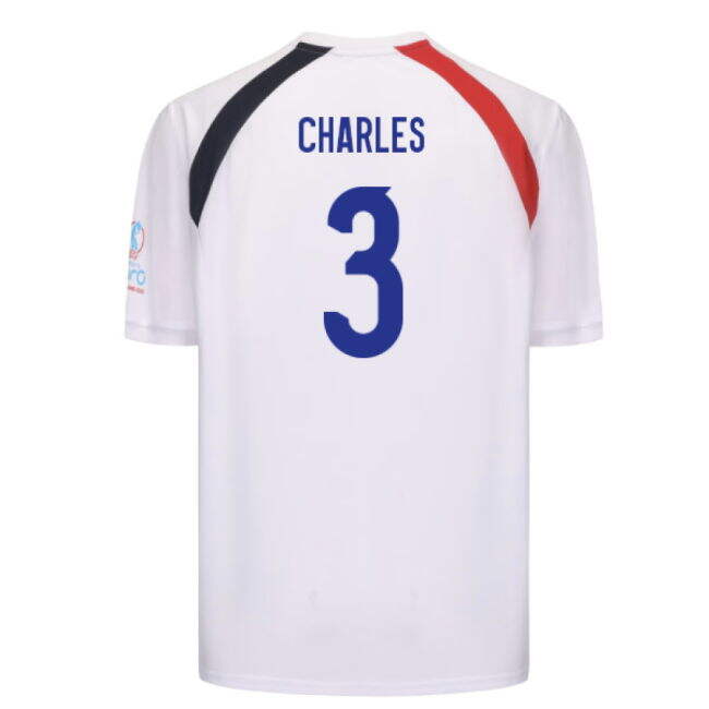 2025 England WEC Poly T-Shirt (White) - Mens (CHARLES 3)