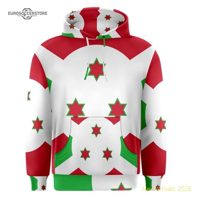 Burundi Sublimated Flag Hoody - Fan Collection - Supporter Edition