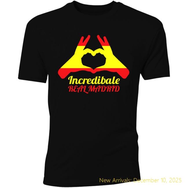 Official Real Madrid (rm) T-shirt - Team Spirit - Breathable Material