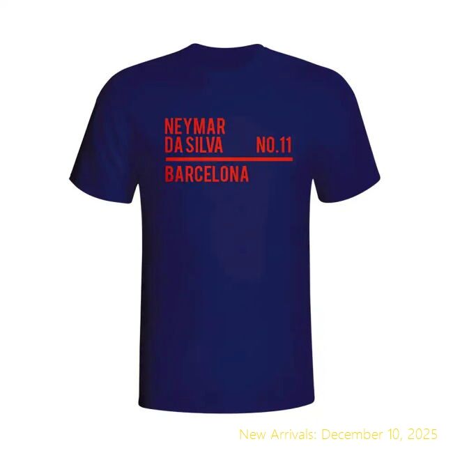 Official Barca Neymar Barcelona Squad T-shirt (navy) - Kids -