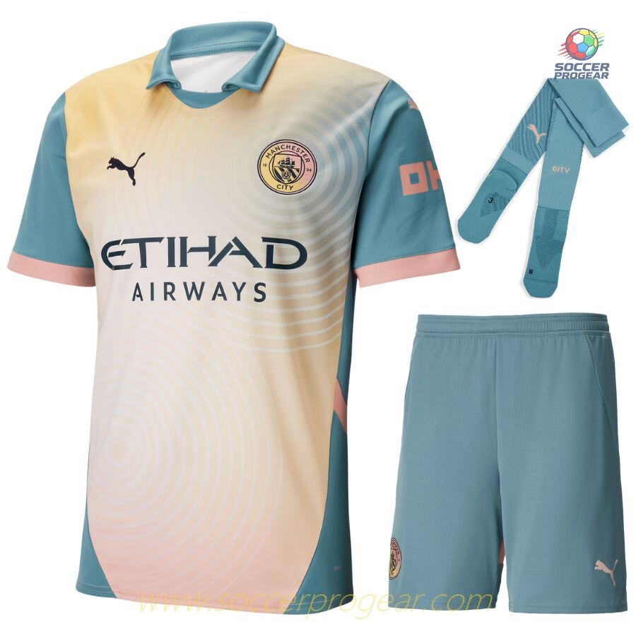 Manchester City Fourth 2024-25 Edition Youth Kit Football Jersey