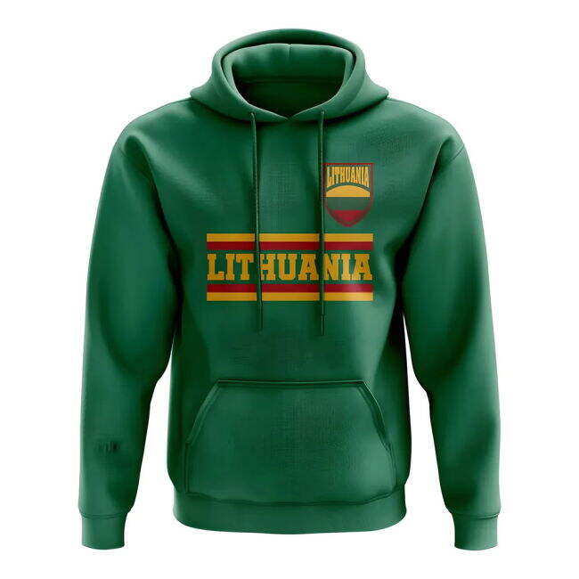 Lithuania Senior Team Elite Quality Home Player Jersey