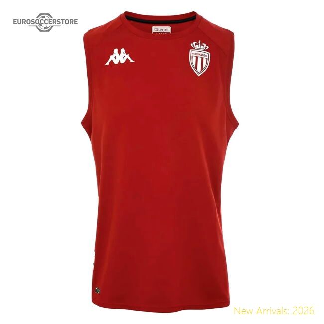 Professional-Grade 2022-2023 As Monaco Training Tank Top (Red)