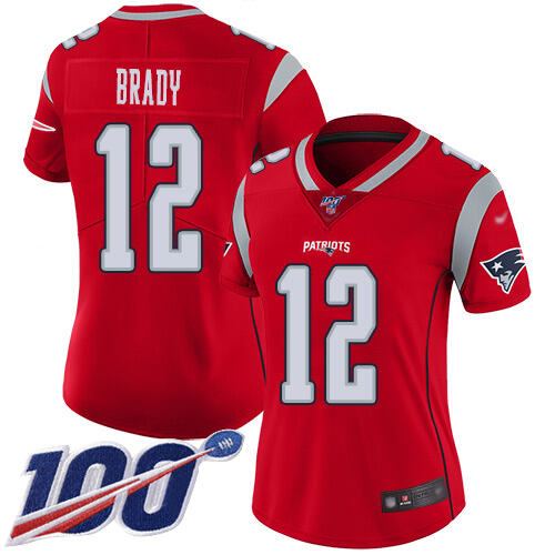 Authentic Patriots #None Red Alternate Limited NFL Jersey Mens