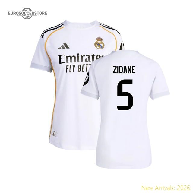 Exceptional 2025-2026 Real Madrid Authentic Home Jersey (womens) (z