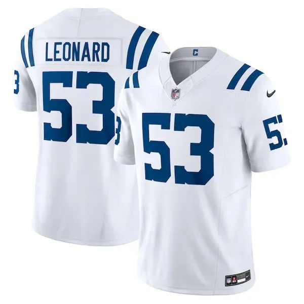 None Shaquille Leonard Limited Jersey - White | NFL Player Jersey