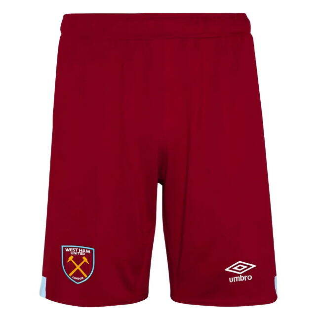 2023-2024 Home Shorts by West Ham (Kids