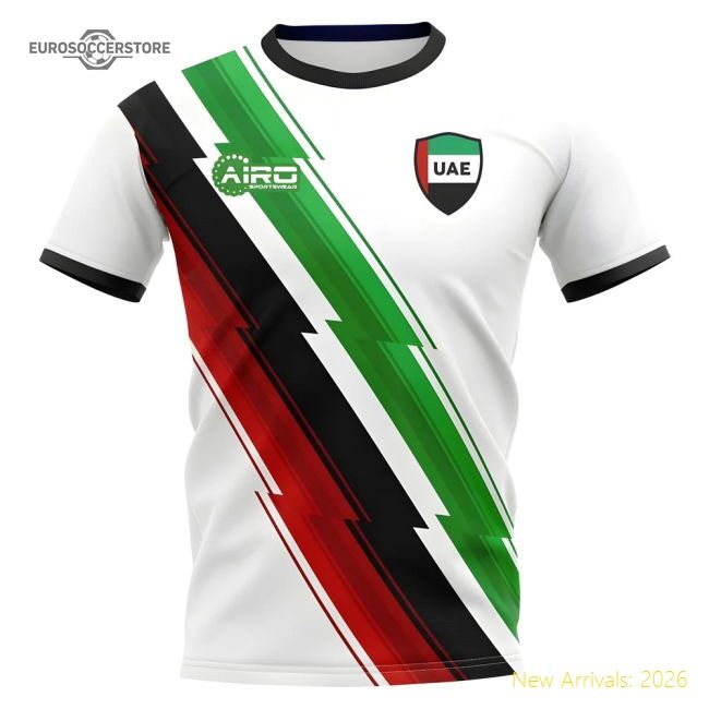 United Arab 20252026 Home Shirt  Top Athletic Breathable
