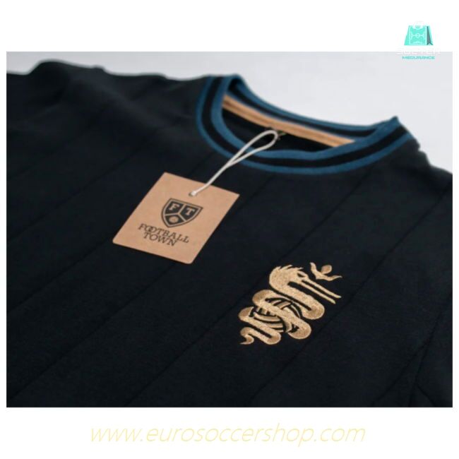 Inter Il Serpente Black Away Retro Football Shirt