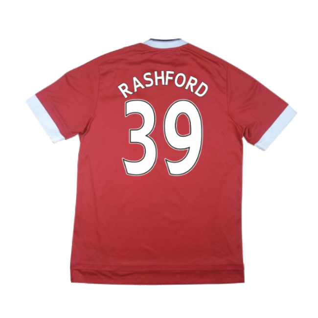 Manchester United 2015-16 Home Shirt ((Excellent) M) (Rashford 39)