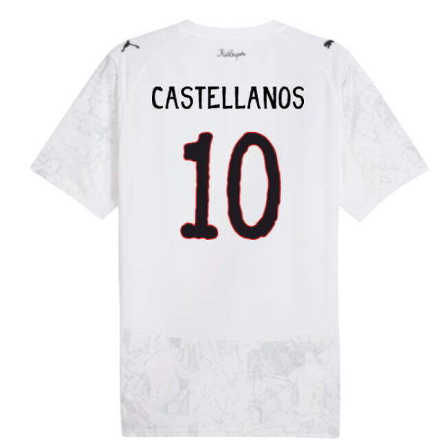 2025-2026 KIDSUPER x Manchester City CWC Shirt (White) (Castellanos 10)