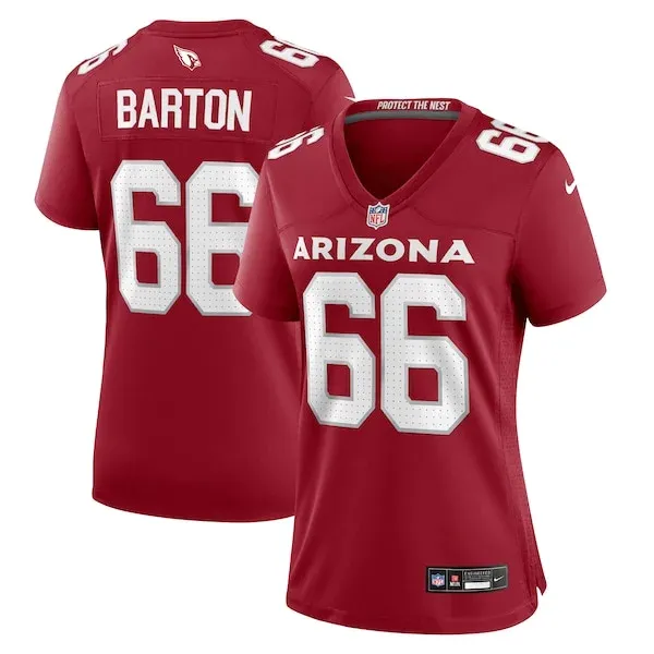 None Jackson Barton Game Jersey - Cardinal | NFL Player Jersey
