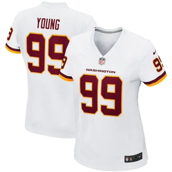None Chase Young Game Jersey - White | NFL Player Jersey | NFL Footbal