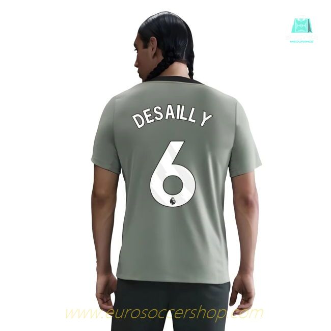 2025-2026 Chelsea Strike Training Shirt (Jade Green) (Desailly 6)