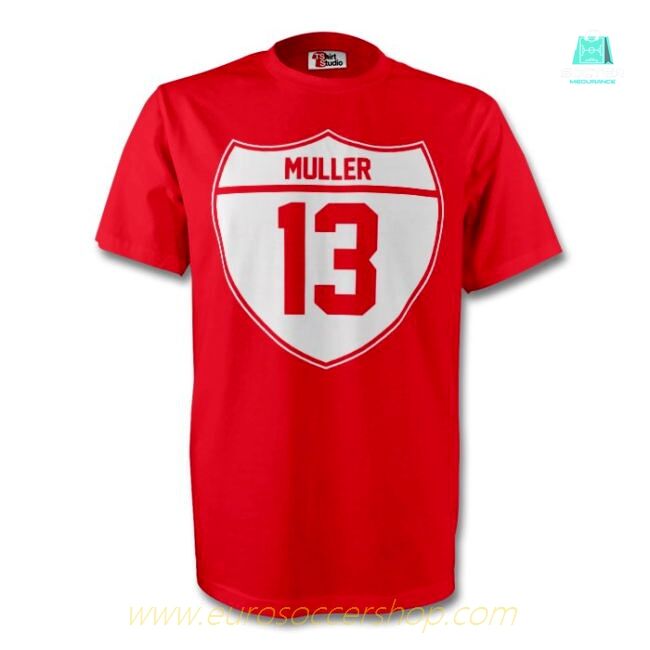 Thomas Muller Bayern Munich Crest Tee (red)
