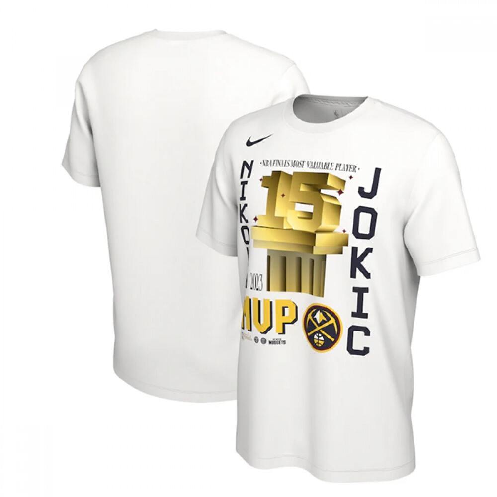Denver Nuggets Nikola Jokic15 White Jersey - - Basketball Fan Gear