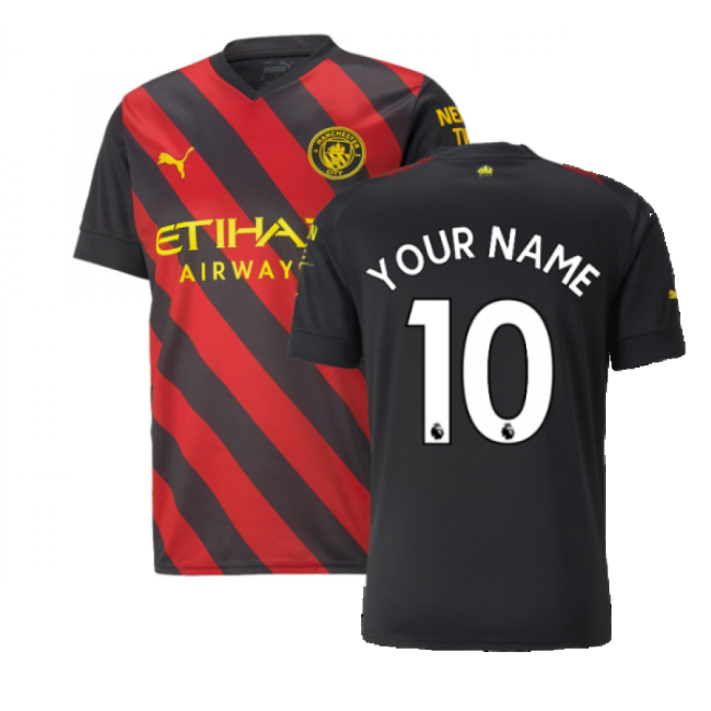 vintage 2022-2023 Man City Away Shirt (Your Name)