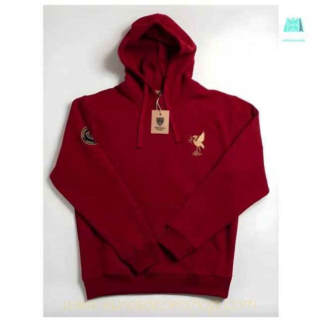 Liverpool The Bird Retro Football Hoodie (Red)