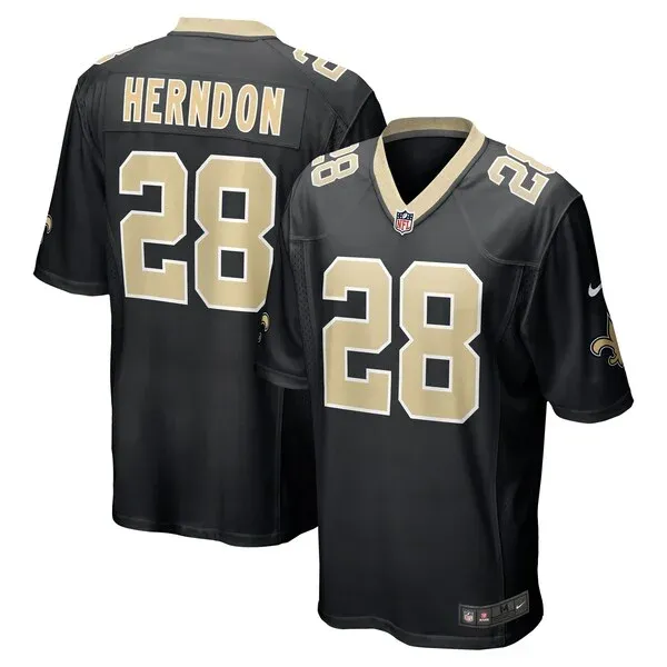 New Orleans Saints Game NFL Jersey - Black | Official Football Apparel