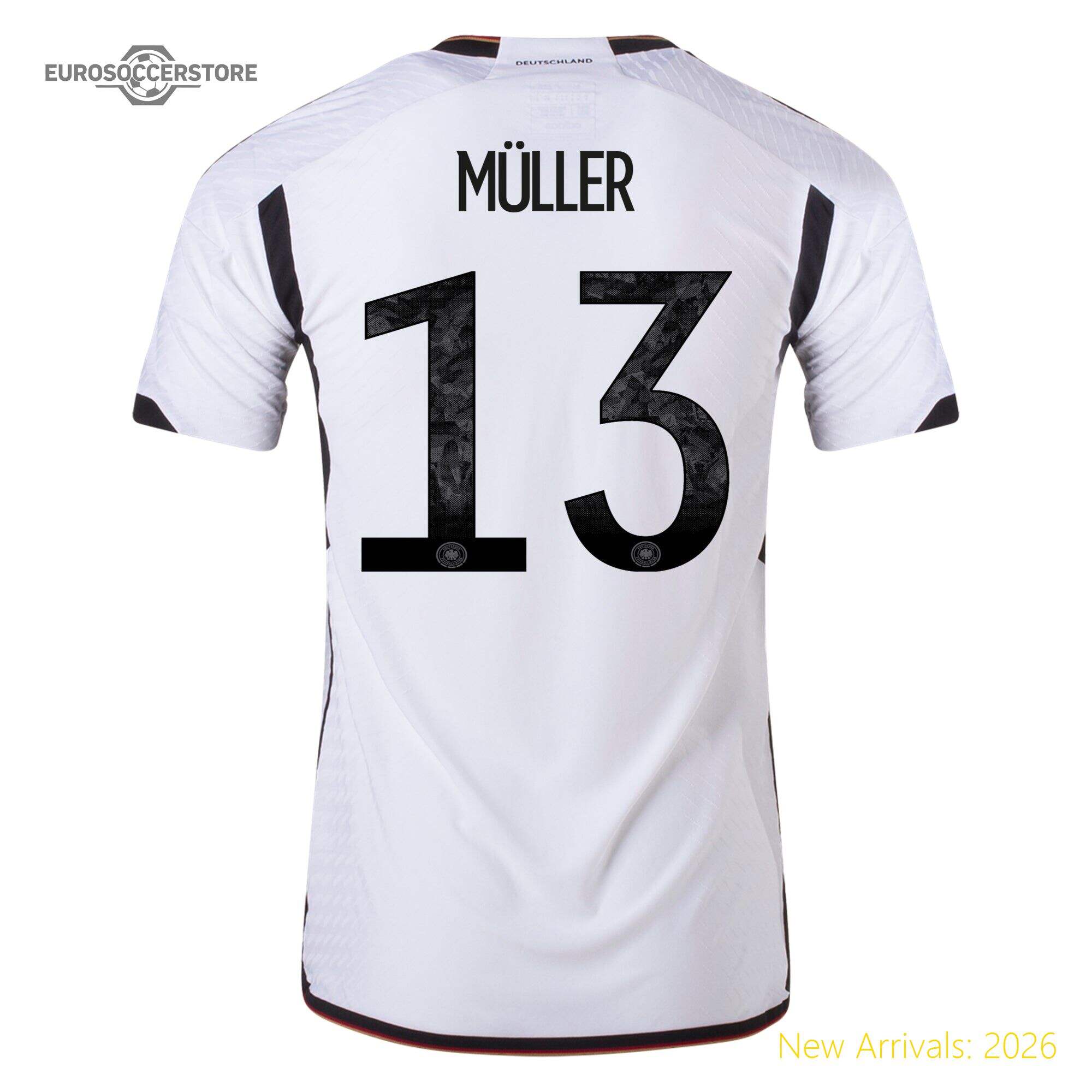 Eye-catching Men Ger Team Home High-quality Jersey 2022