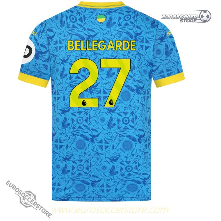 Wolverhampton Wanderers Third BELLEGARDE 27 Football Jersey Season 25-26