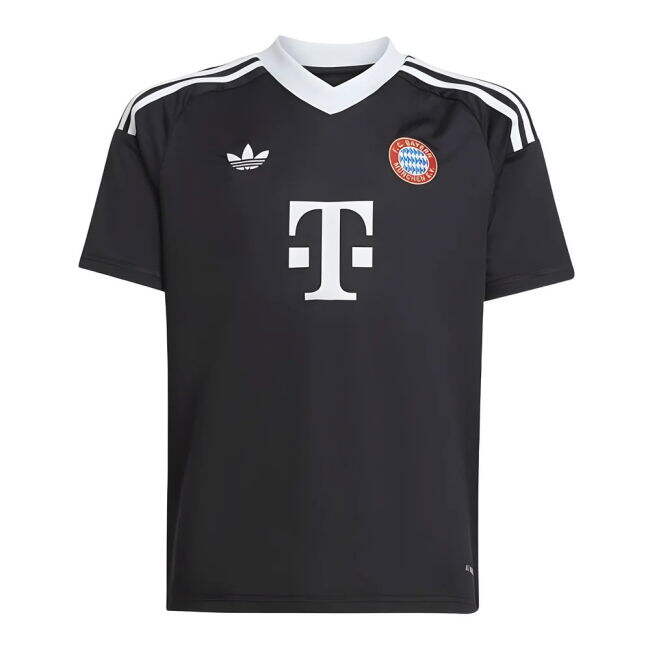 2024-2025 Bayern Munich Third Goalkeeper Shirt (Black) - Kids
