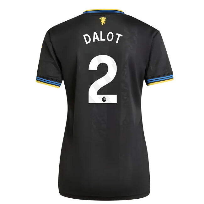 Man Utd 2025-20 Third Jersey Dalot #2 L M Women S