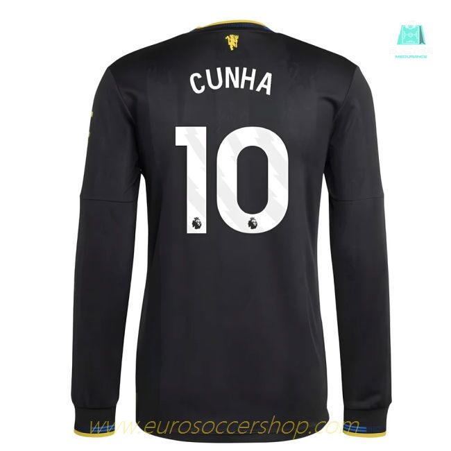2025-2026 Man Utd Authentic Long Sleeve Third Shirt (Cunha 10)