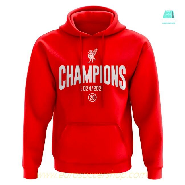 Liverpool 2024-2025 Champions Hoody (Red)