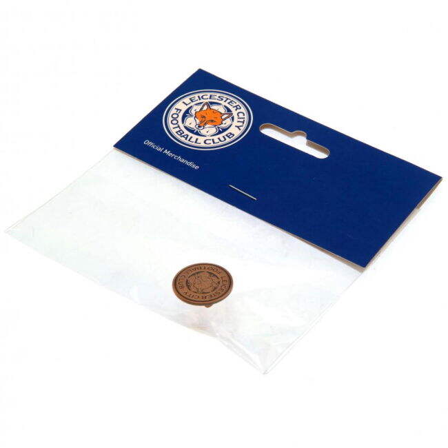 Leicester City FC Antique Gold Crest Badge (Collector's Item)