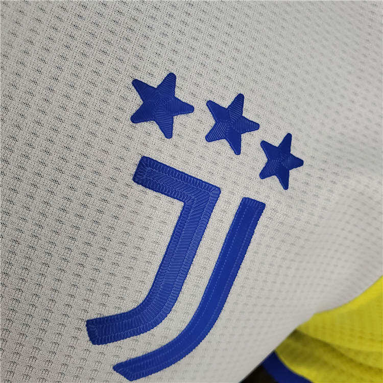 Juventus 21-22 Third YellowBlue Soccer Jersey Football Shirt Player