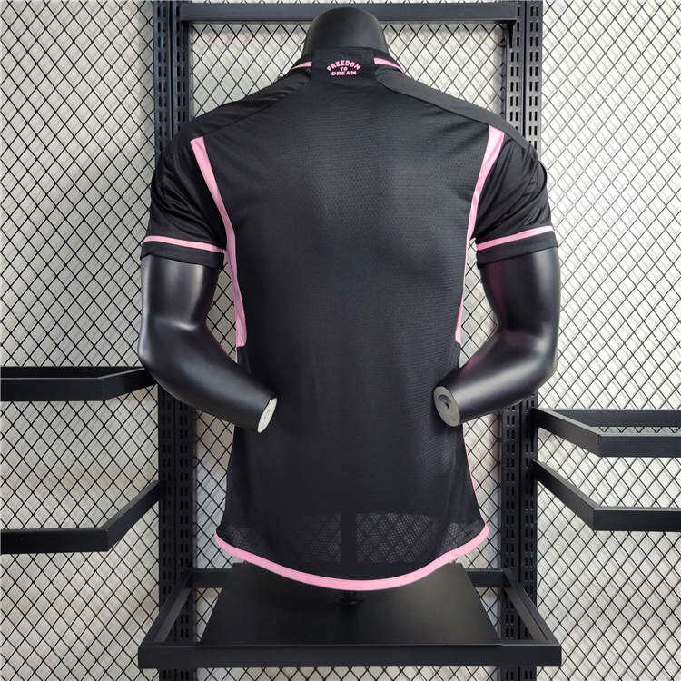 AUTHENTIC INTER MIAMI 2023 AWAY BLACK MATCH SHIRT - Official Replica