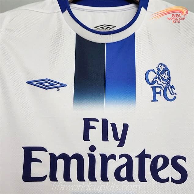 Chelsea 03-05 Away White Football Kit