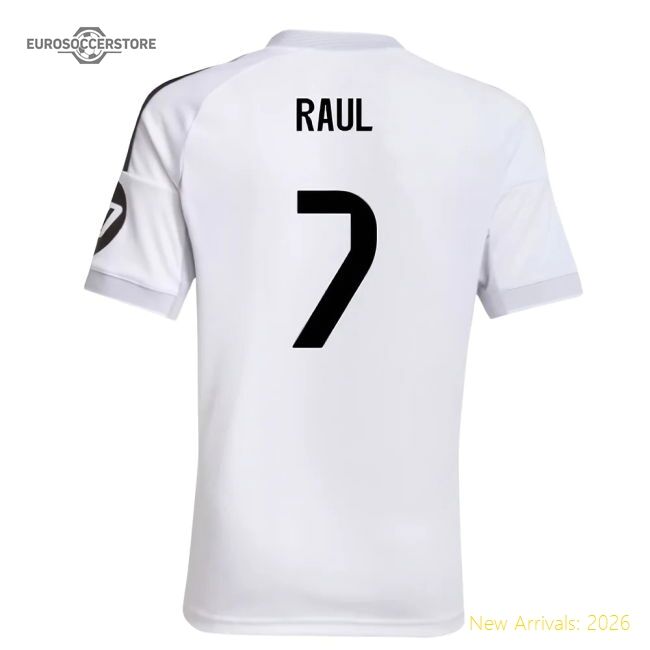 First-class Real Madrid Home Raul Jersey 2025-2026 Flexible