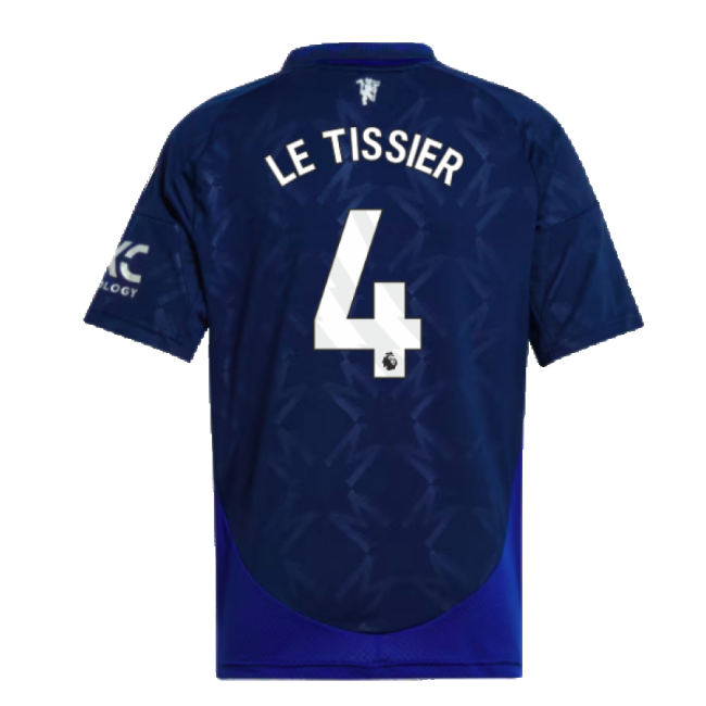 Official 2024-2025 Man Utd Away Shirt (kids) (le Tissier 4) - Premium