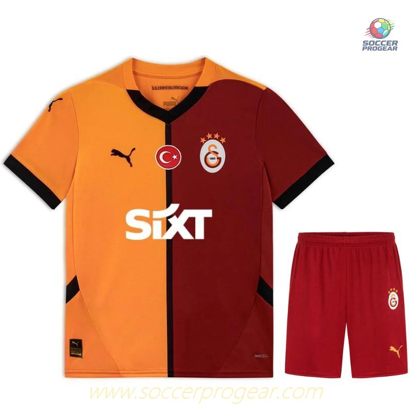 Galatasaray Kids Editionren's Home Team Jersey Team Jersey 2024-2025 Season