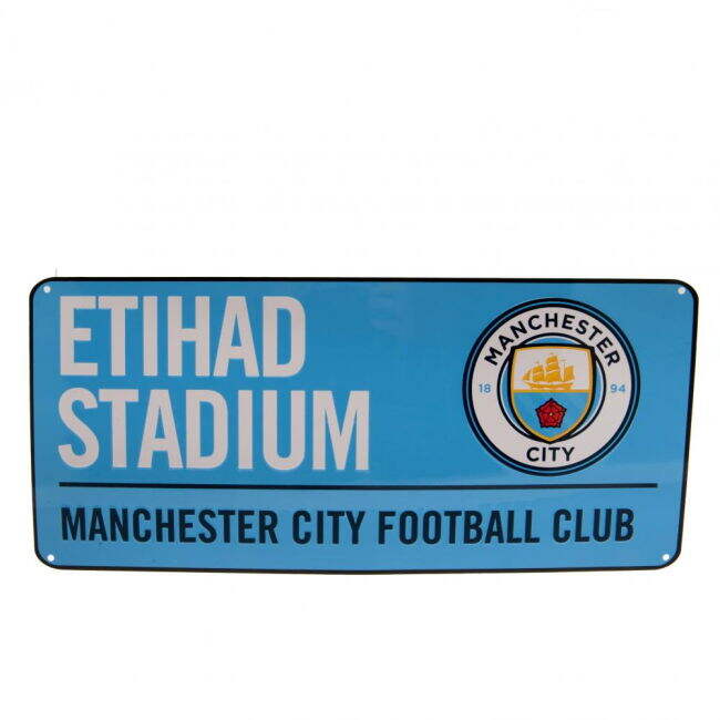 Women's Manchester City FC Colour Street Sign