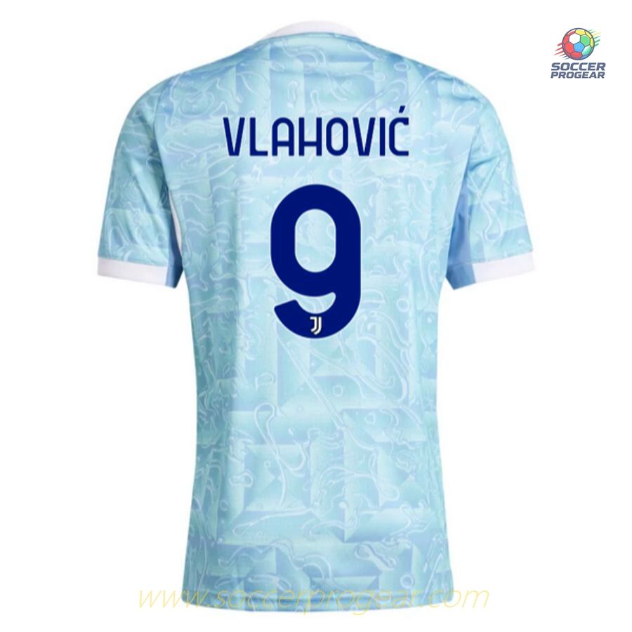Juventus Youthren's Away Soccer Football Kit Soccer Football Shirt 2025/26 Collection Vlahovic