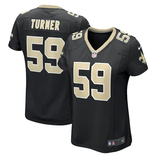 New Orleans Saints Game NFL Jersey - Black | Premium Football Apparel