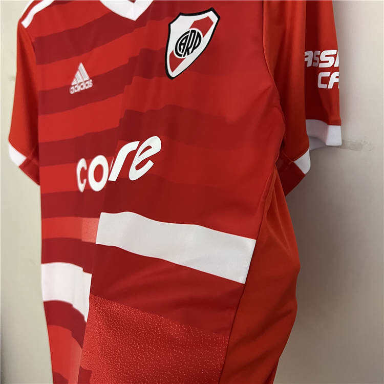 River Plate 2324 Away Red Soccer Jersey Footbal Shirt - Official