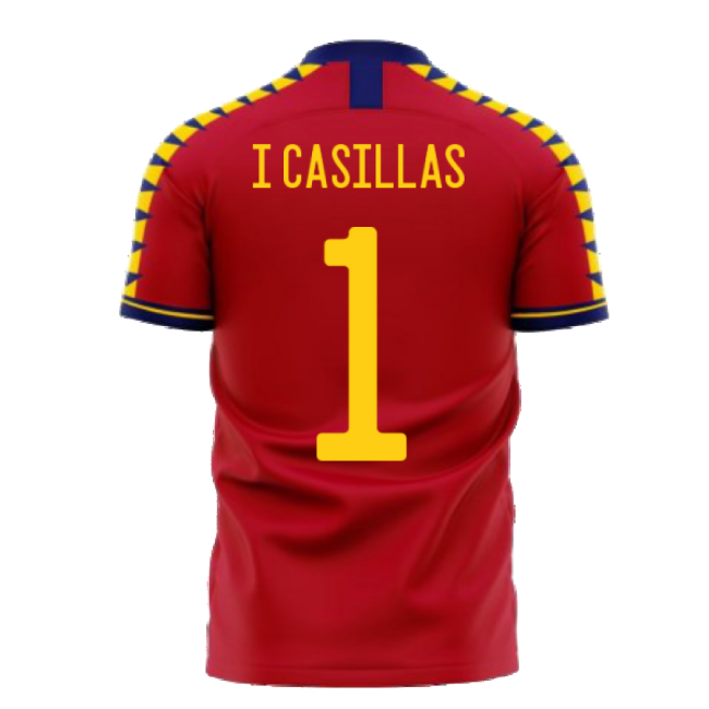 Replica Quality Spain Home Fan Shirt (Adults) (5)