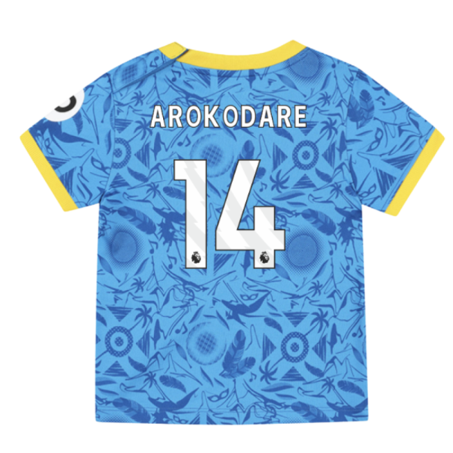 Fashionable 2025-2026 Wolves Third Baby Kit (Arokodare 14) for Matc...