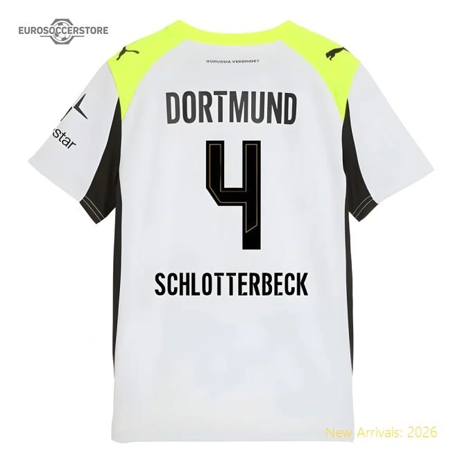 Premium 2025-2026 Borussia Dortmund Away Shirt (kids) (schlotterbec