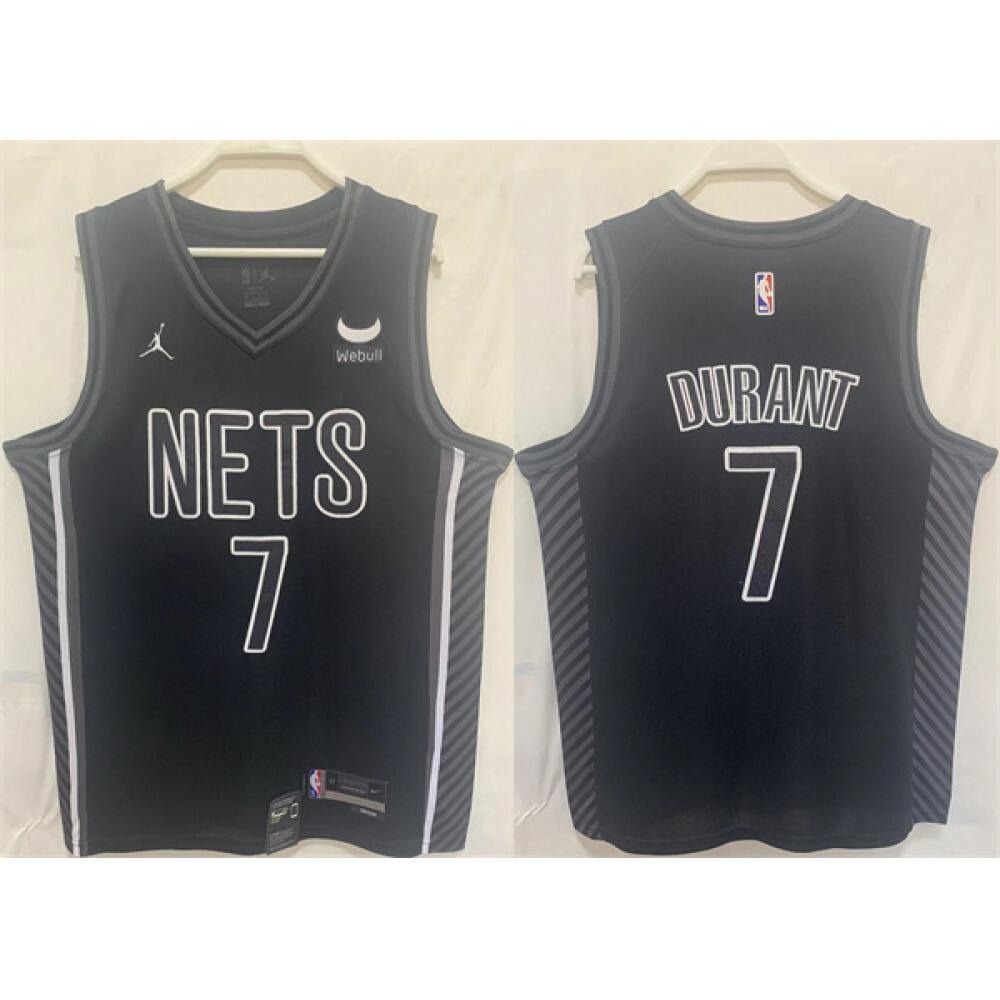 Official Jersey Brooklyn Nets Kevin Durant7 Black - - Basketball Fan Gear