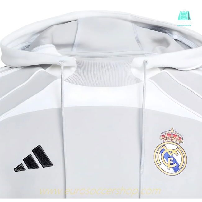 2025-2026 Real Madrid UBP Doubleknit Hoody (White)