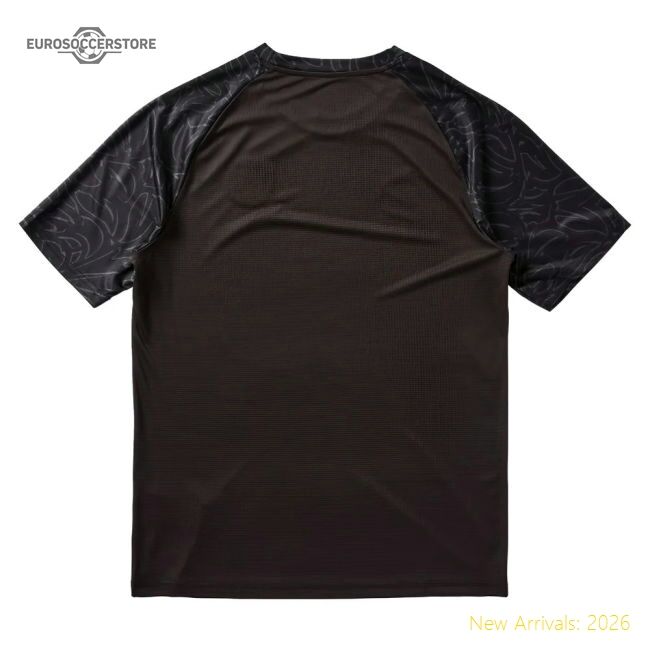 Premium-grade 2025-2026 Borussia Dortmund Warm Up Match Jersey (black)