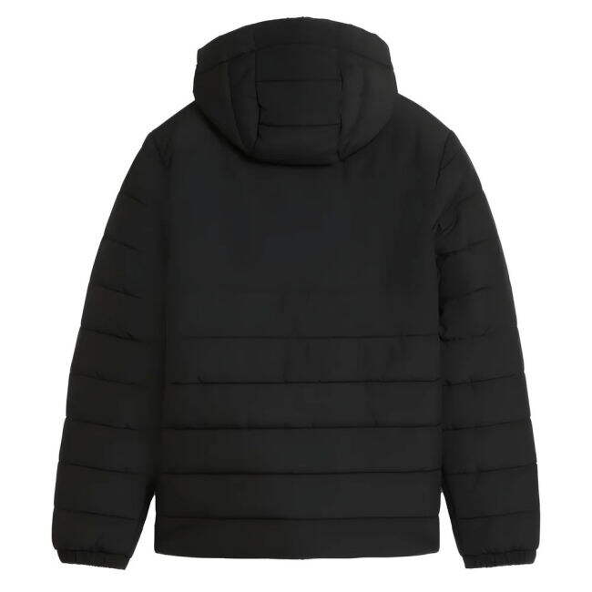 2025-2026 Man City Hooded Padded Coat (Black) - Kids