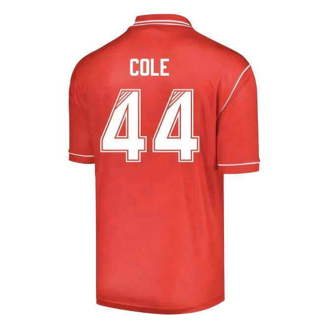 Football Home Retro Shirt Cole #44 Professional Grade Dedicated Mo...
