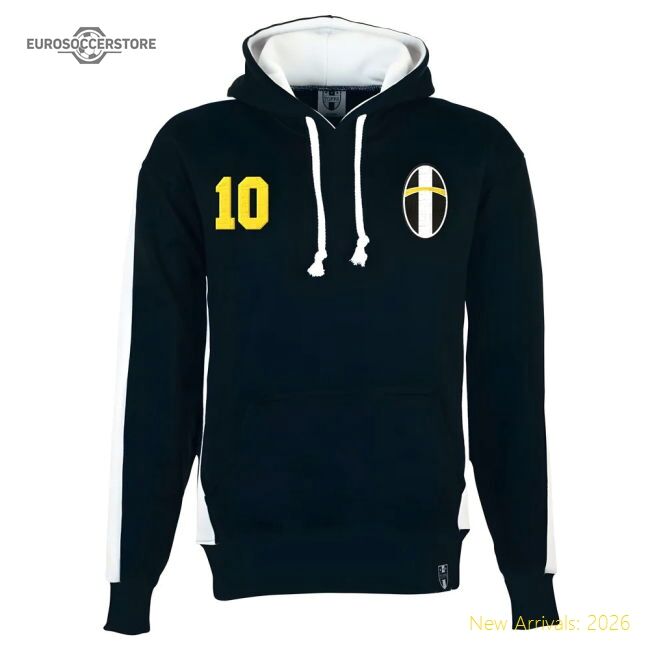 Black And Whites Number 10 Retro Hoodie - Official Design